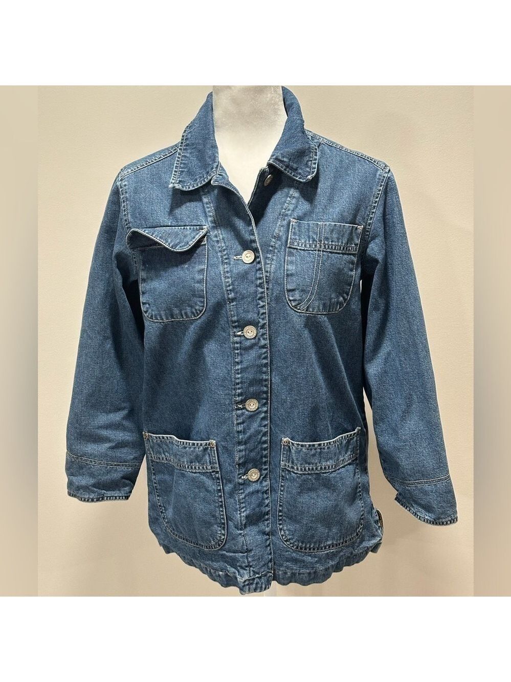 Gloria Vanderbilt Jean Jacket Size PS